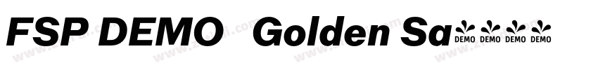 FSP DEMO   Golden Sa字体转换